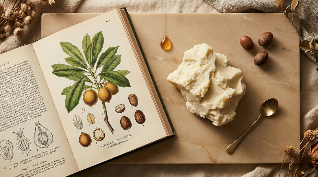 Raw unrefined shea butter used for healing skin scars and stretch marks