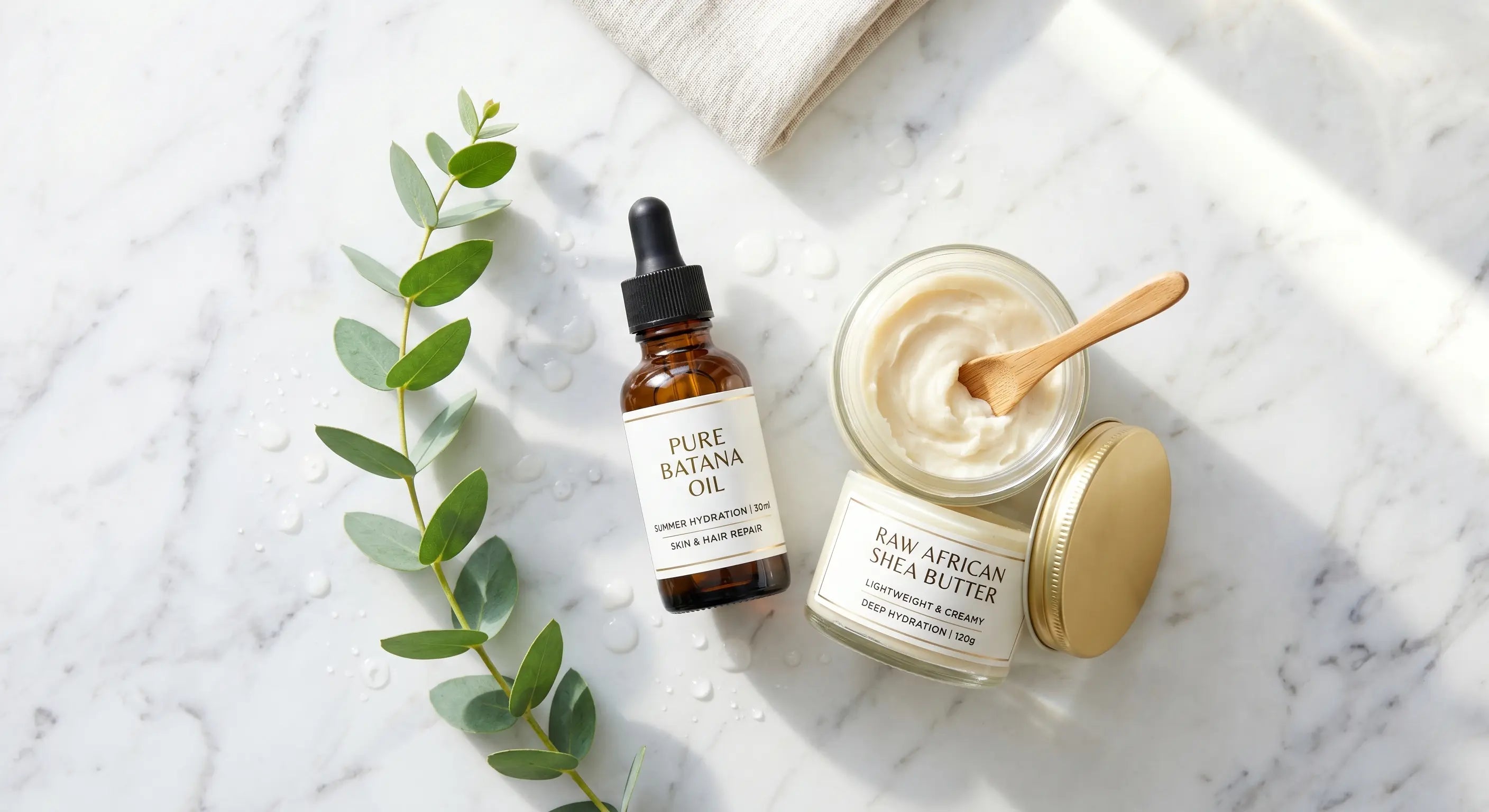 Pure botanical face lotion non comedogenic alternatives featuring raw batana oil and unrefined shea butter