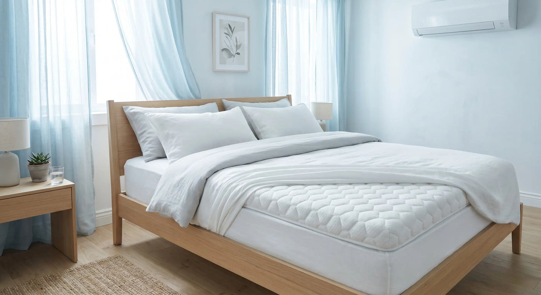 Le surmatelas rafraîchissant est la meilleure solution pour refroidir un lit pendant l'été