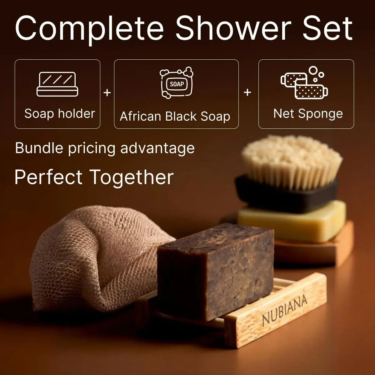 Bamboo Soap Holder Nubiana