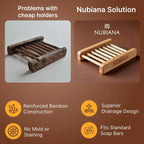 Bamboo Soap Holder Nubiana