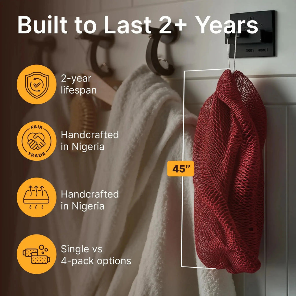 African Exfoliating Net Sponge Nubiana