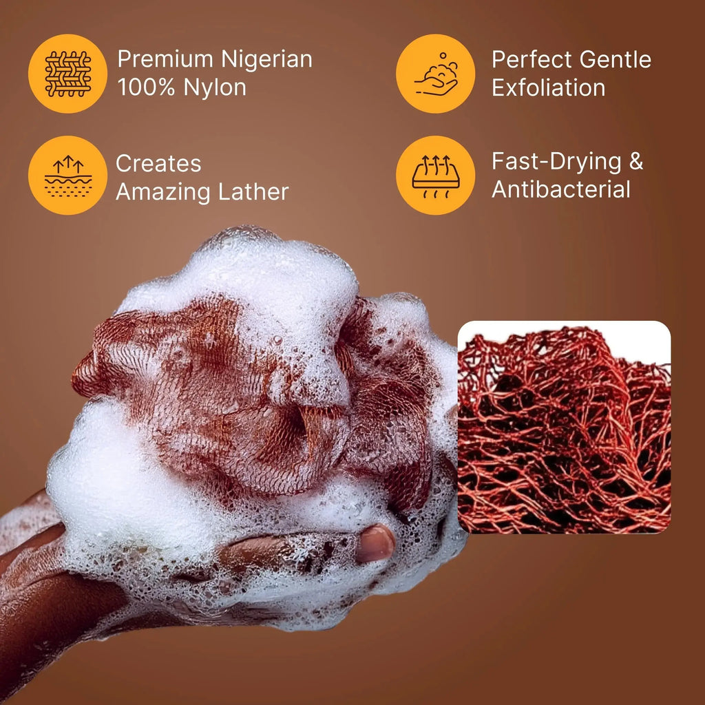 African Exfoliating Net Sponge Nubiana