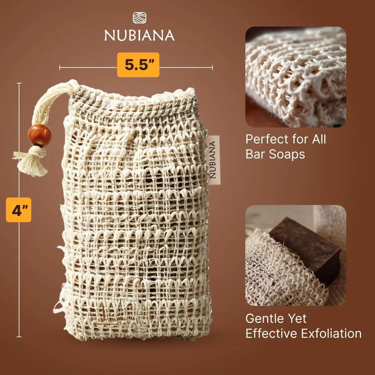 Sisal Soap Foamer Nubiana