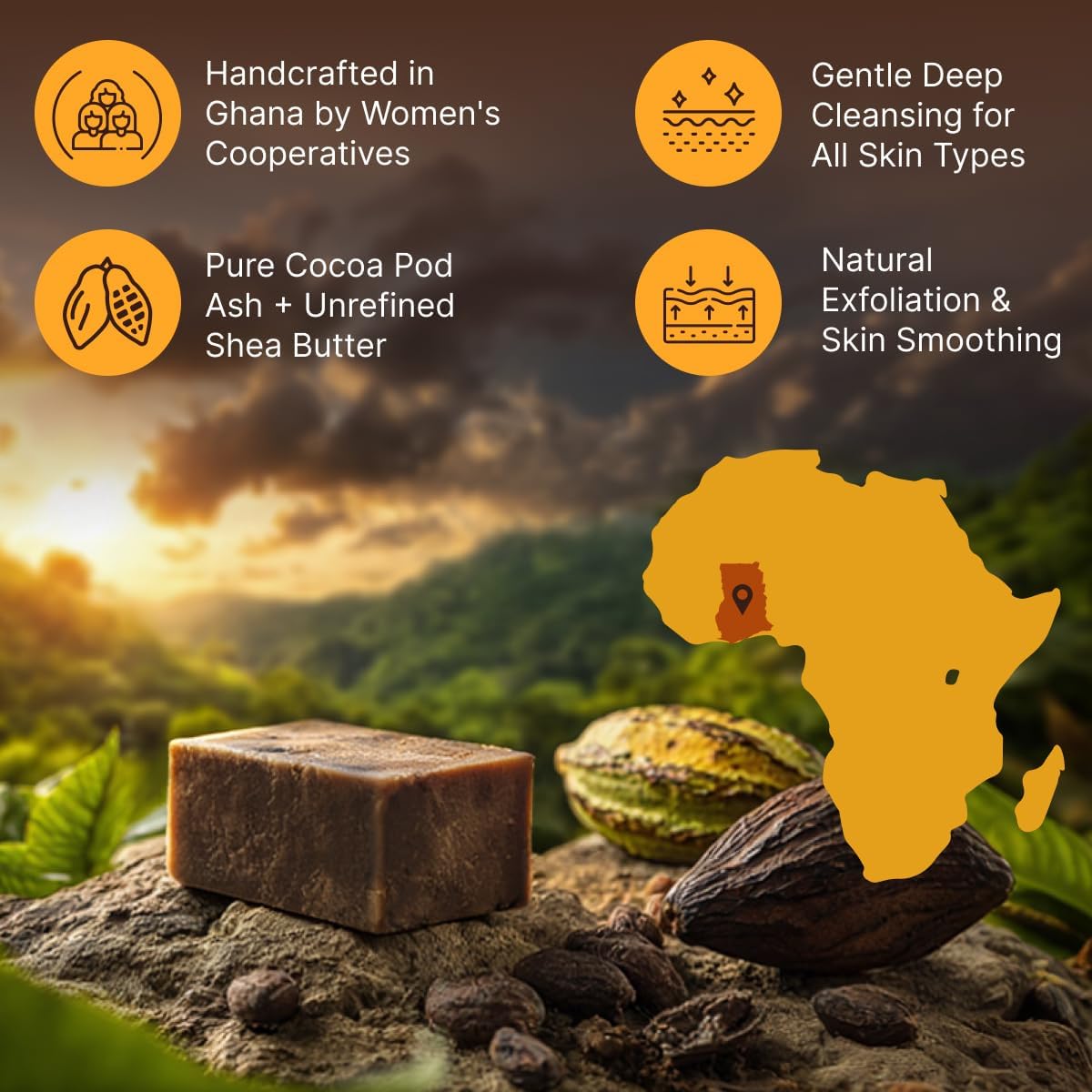 Authentic African Black Soap