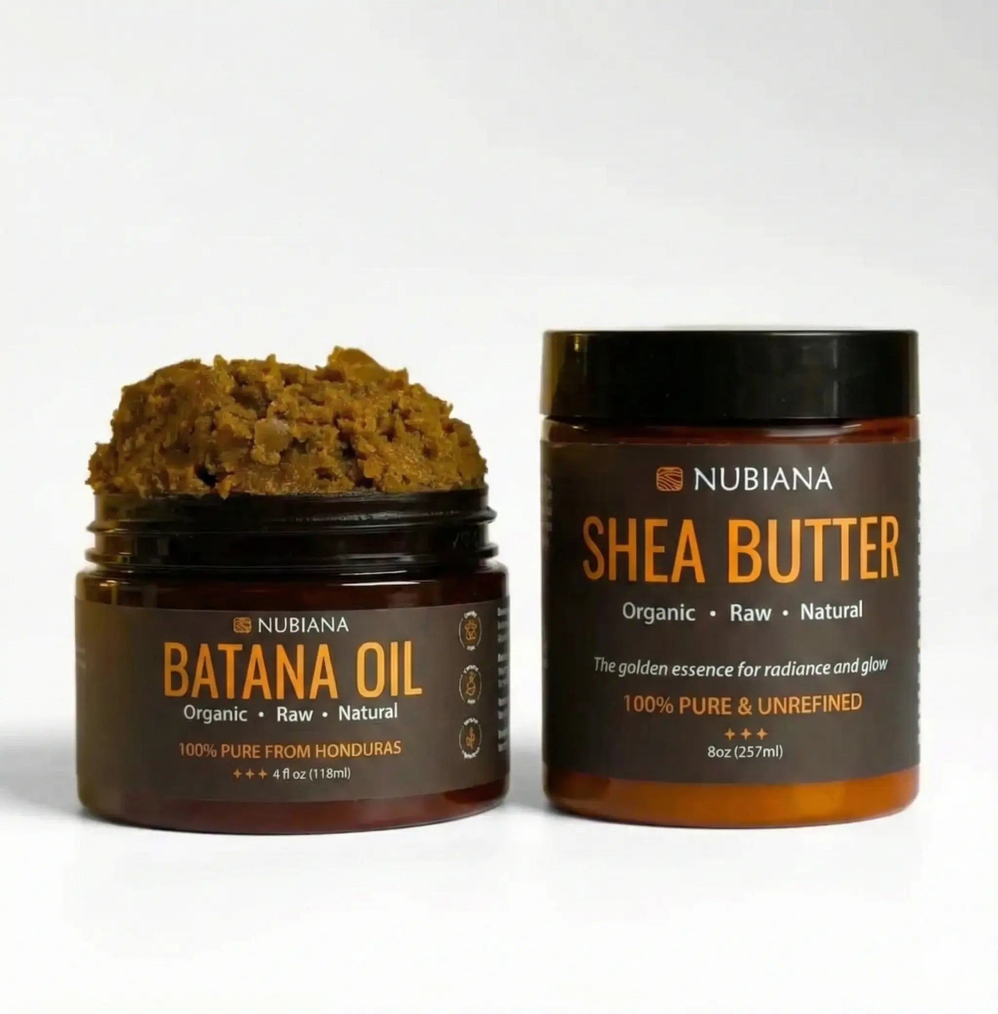 Ancestral Glow & Growth Bundle | Raw Batana Oil & African Shea Butter Set Nubiana